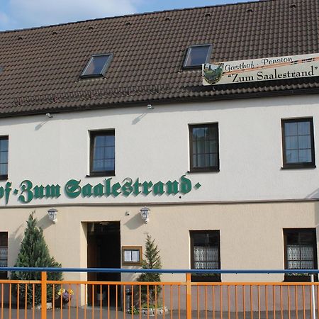 Gasthof & Pension Zum Saalestrand Bad Dürrenberg Esterno foto